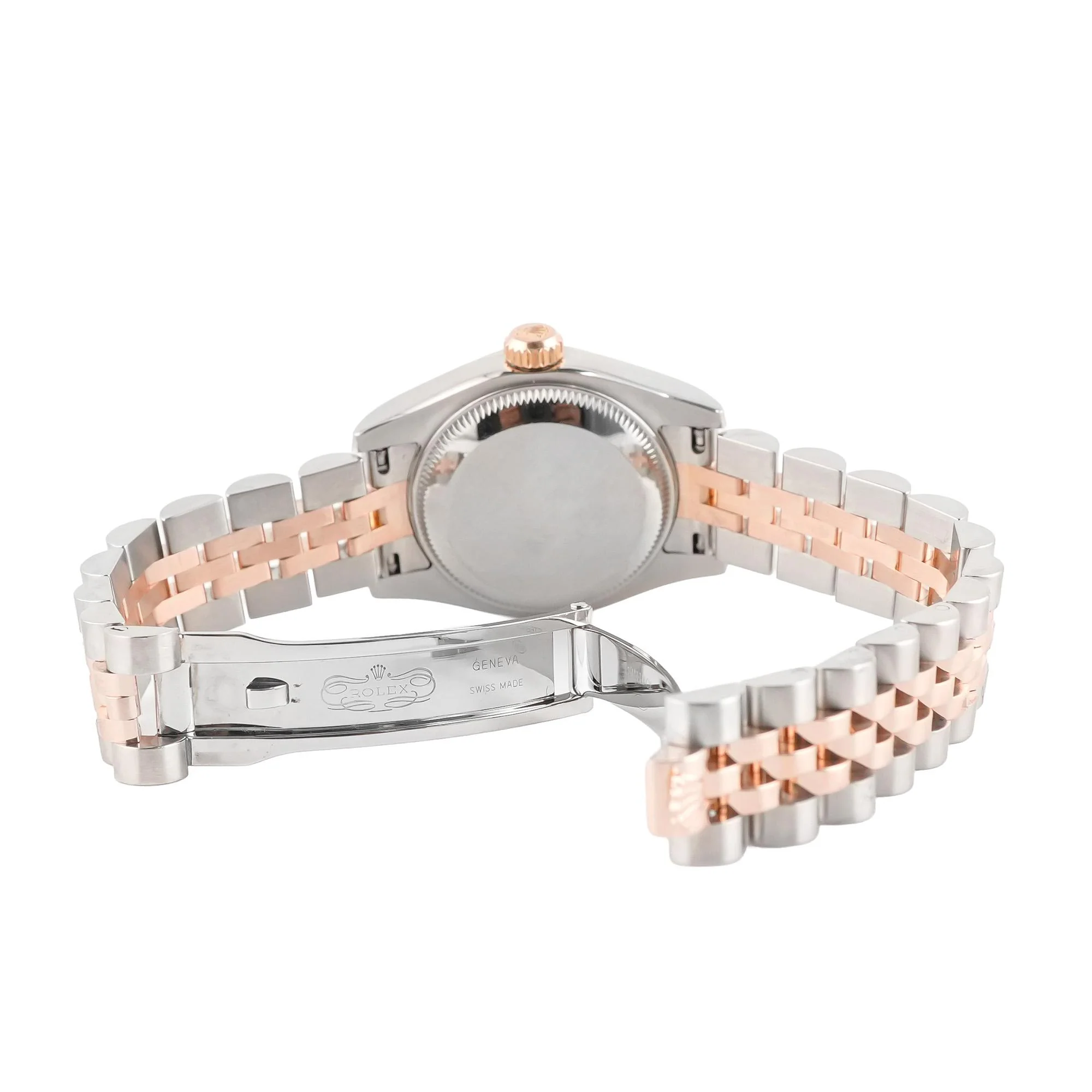 Rolex 179171 Lady-Datejust 26 mm Fluted Bezel Silver Dial Jubilee Bracelet Box and Papers 2013 - Image 4