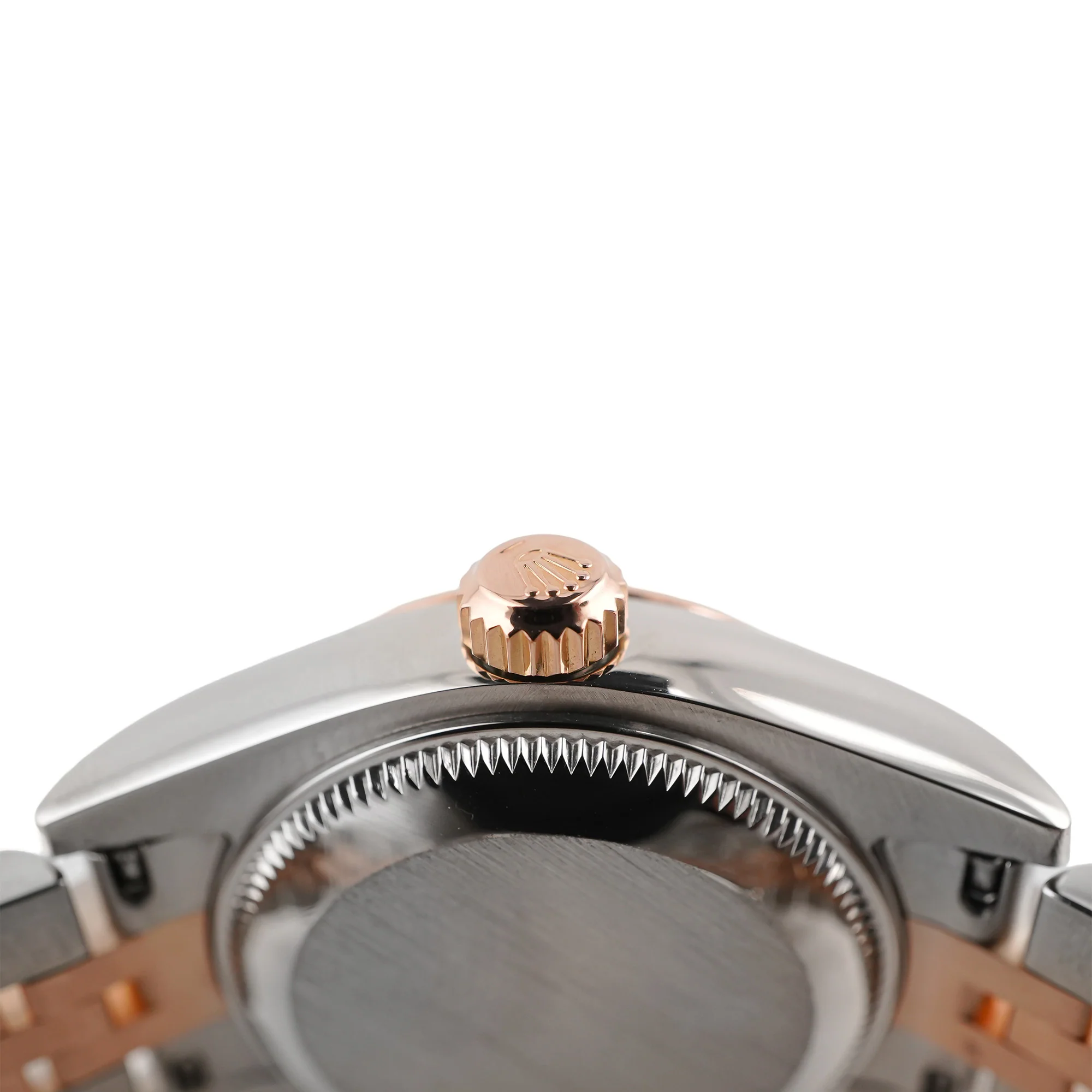 Rolex 179171 Lady-Datejust 26 mm 18K Rose Gold MOP Diamond Dial Jubilee Bracelet Box and Papers 2011 - Image 7