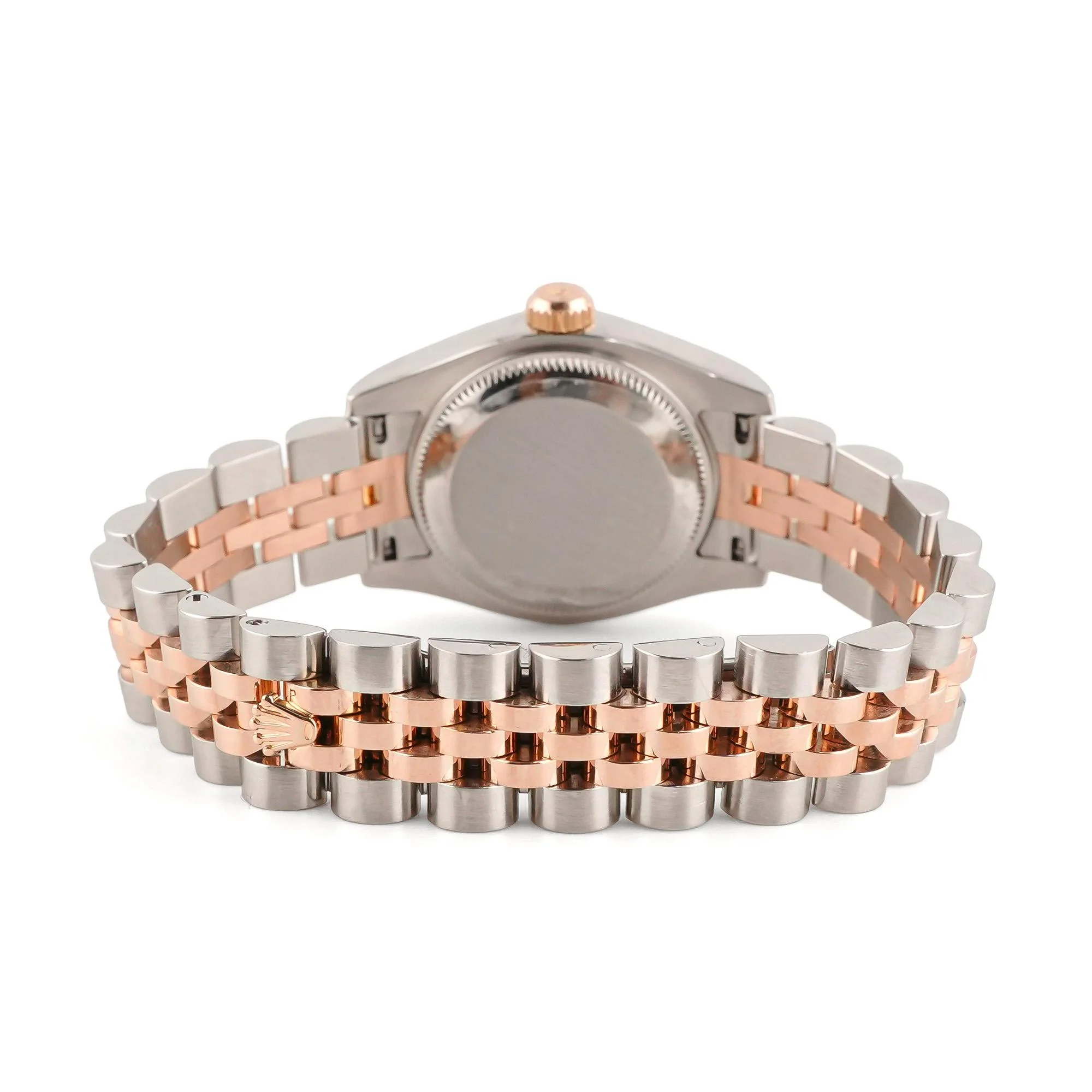 Rolex 179171 Lady-Datejust 26mm 18k Rose Gold Pink Roman Dial Jubilee Bracelet Box and Papers 2017 - Image 3