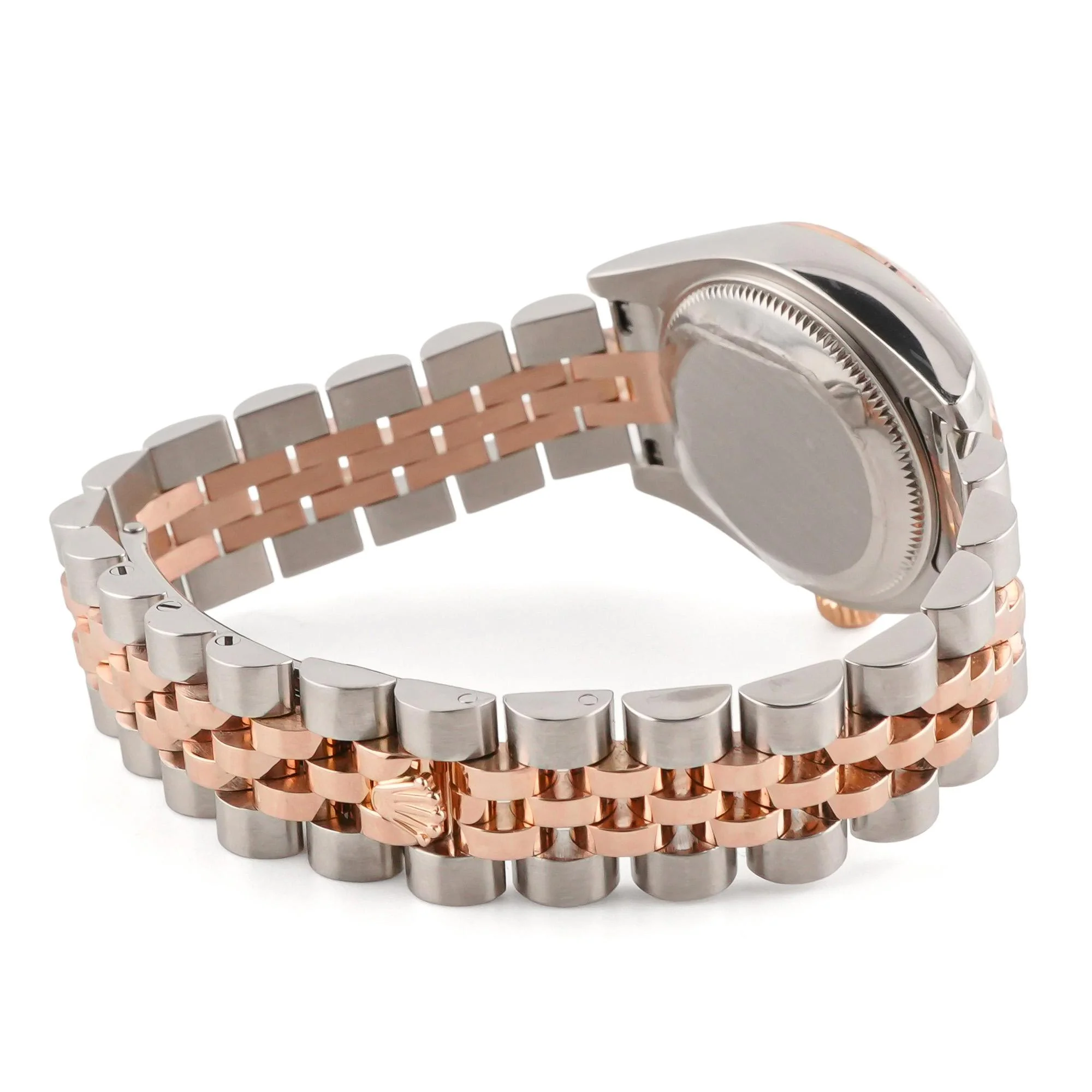 Rolex 179171 Lady-Datejust 26mm 18k Rose Gold Pink Roman Dial Jubilee Bracelet Box and Papers 2017 - Image 6
