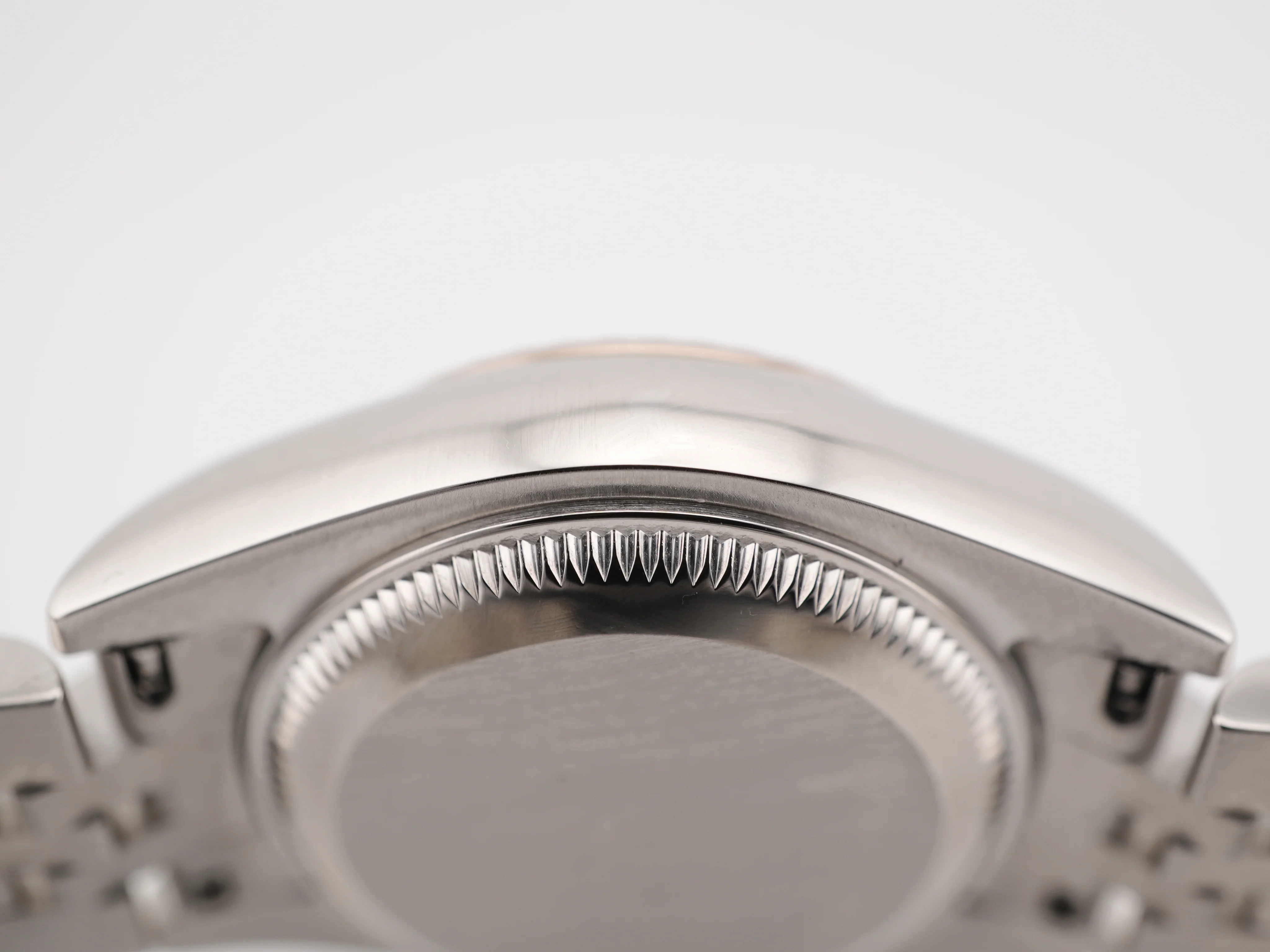 Rolex 179174 Lady-Datejust 26 mm Fluted Bezel Silver Dial Jubilee Bracelet Box and Papers 2011 - Image 9