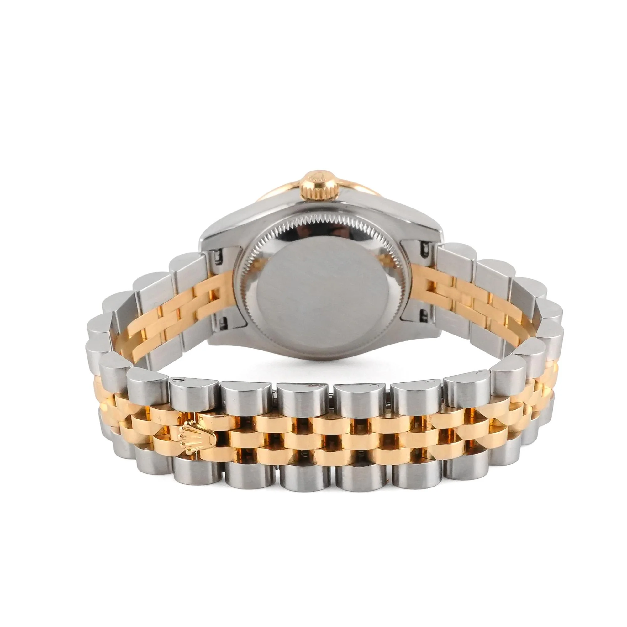 Rolex 179383 Lady-Datejust 26 mm Factory Diamond Bezel Silver Diamond Dial Box and Papers 2012 - Image 3
