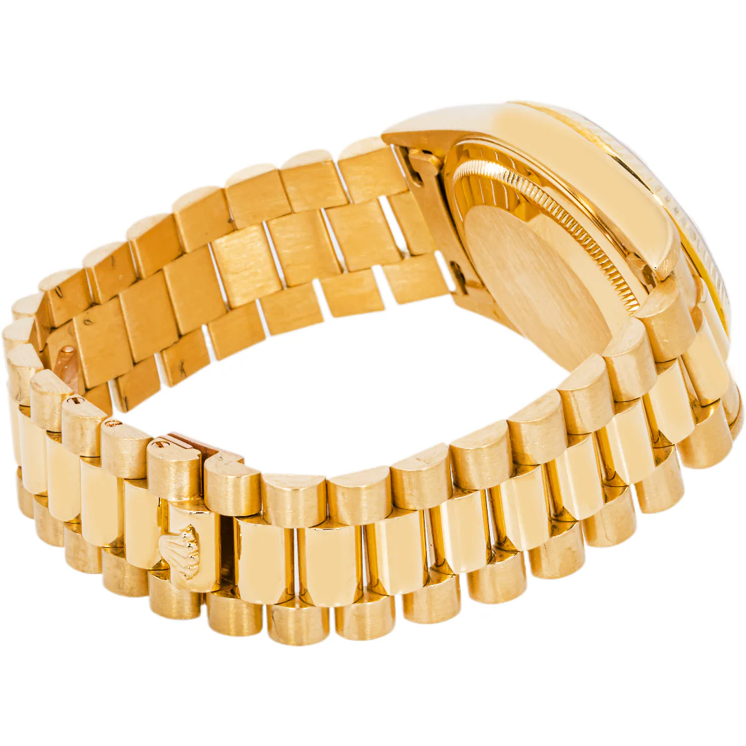 Rolex 18238 Day-Date 36 mm Champagne Stick Dial President Bracelet 1993 - Image 6