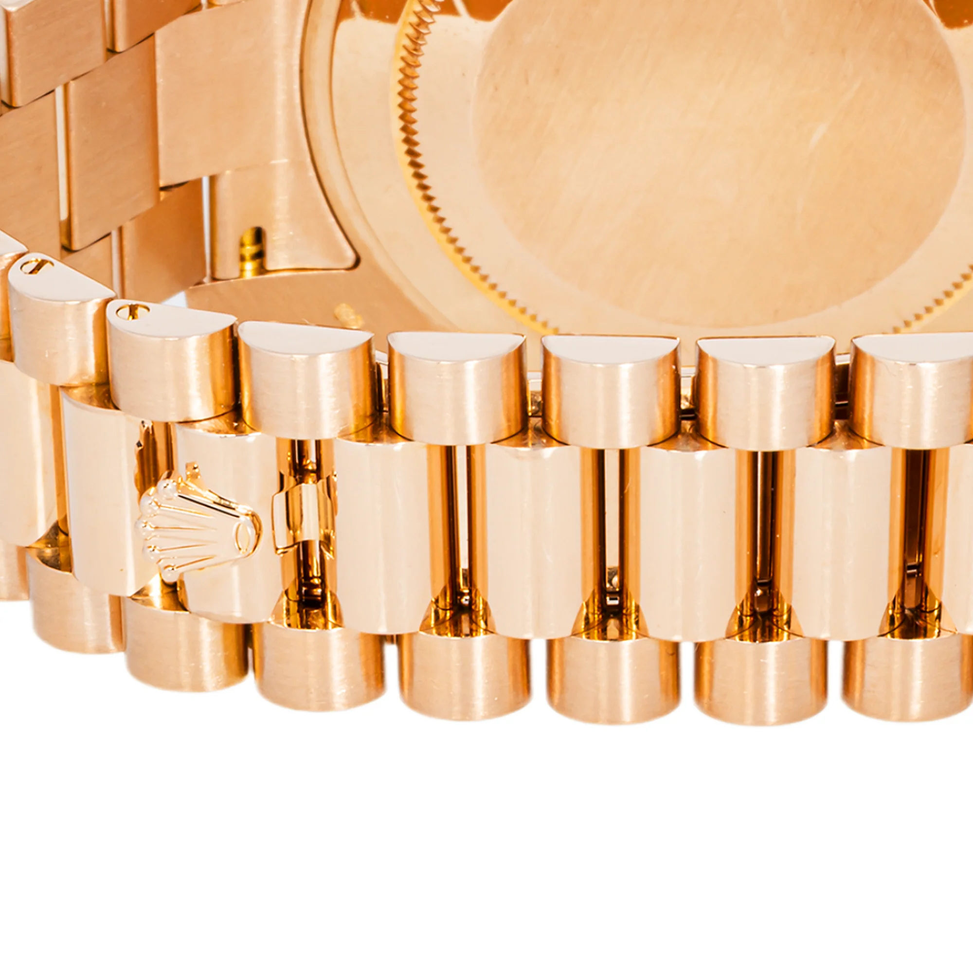 Rolex 218235 Day-Date II 41mm Rose Gold Sundust Diamond Dial President Bracelet Box and Papers 2012 - Image 5
