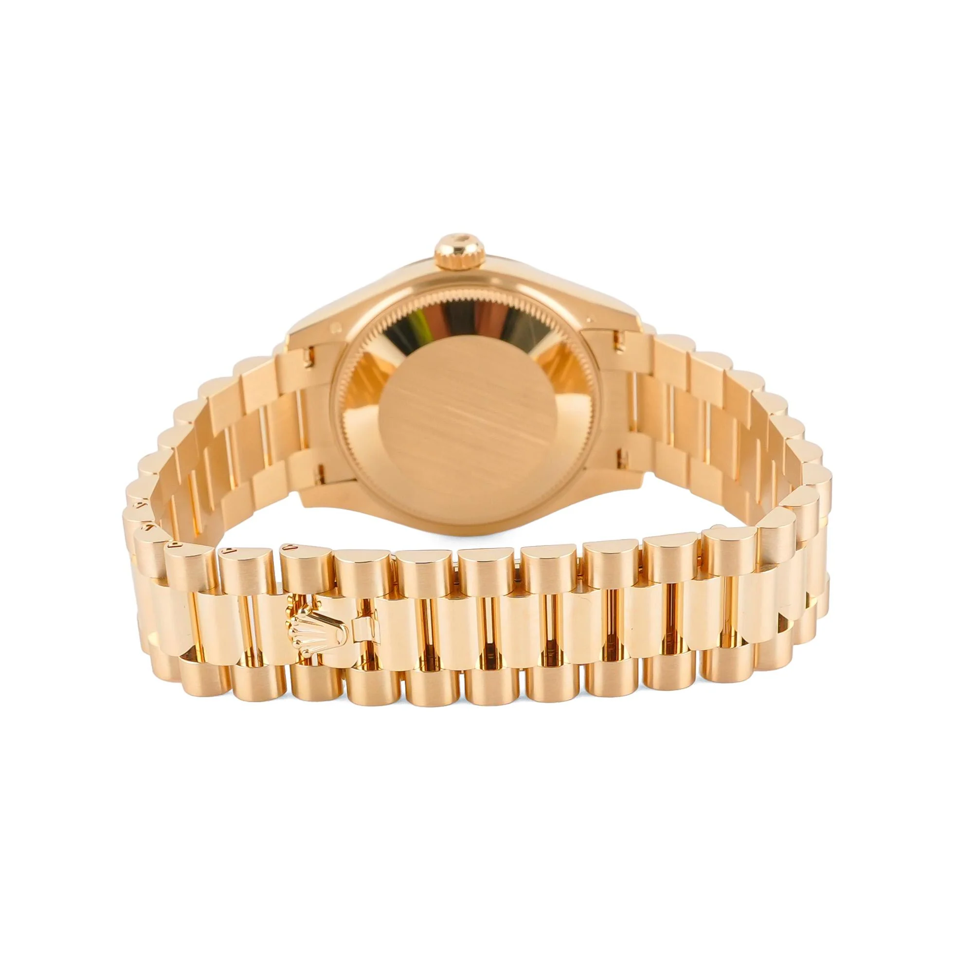 Rolex 278278 Datejust 31 mm 18K Yellow Gold Fluted Bezel Champagne Diamond Dial President Bracelet Box and Papers 2026 - Image 3