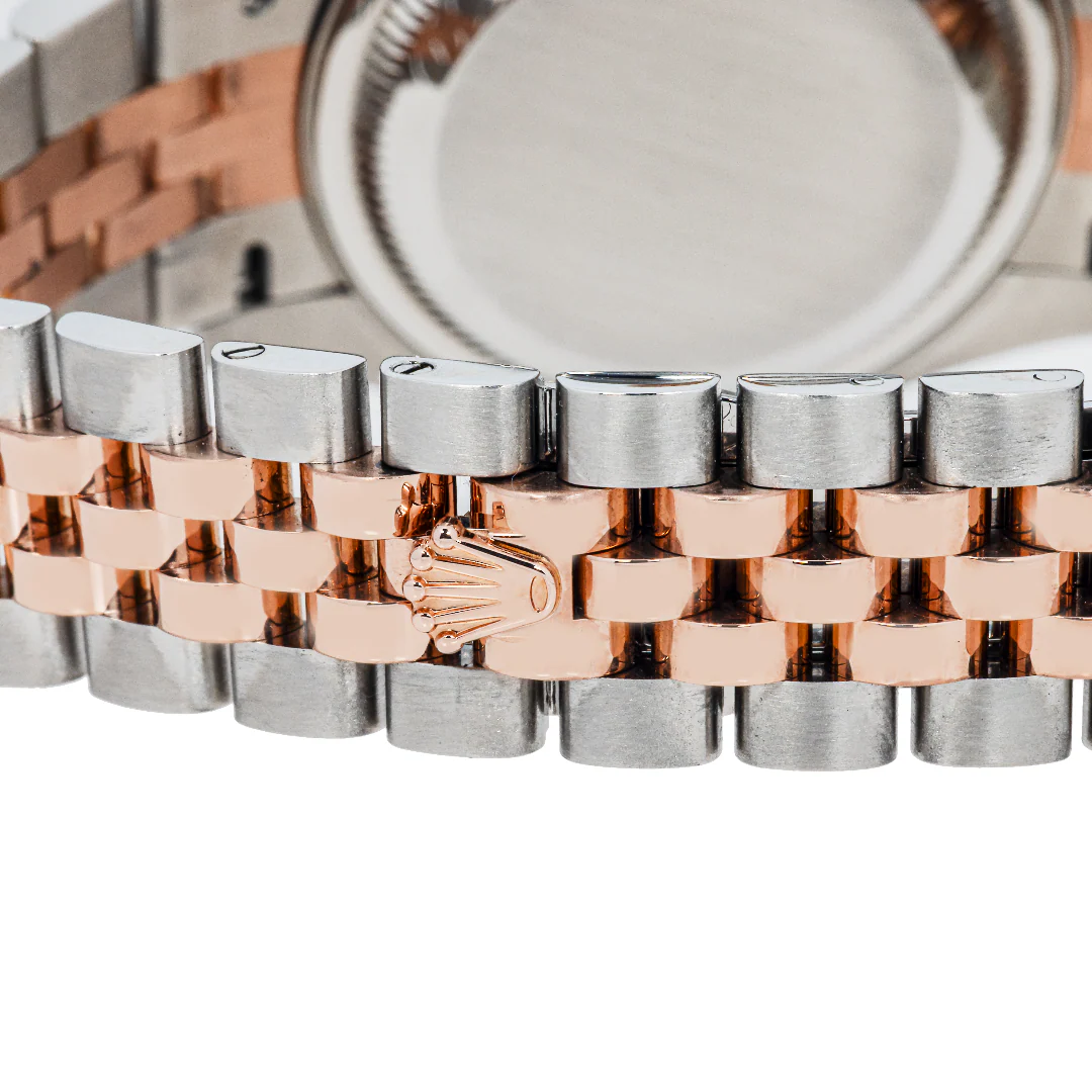 Rolex 279171 Lady-Datejust 28 mm Sundust Roman Dial Jubilee Bracelet Box and Papers 2020 - Image 5