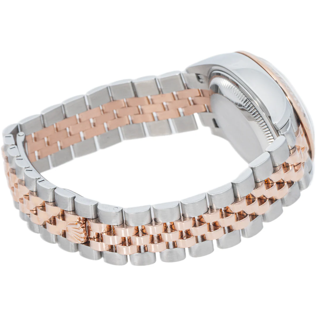 Rolex 279171 Lady-Datejust 28 mm Sundust Roman Dial Jubilee Bracelet Box and Papers 2020 - Image 6