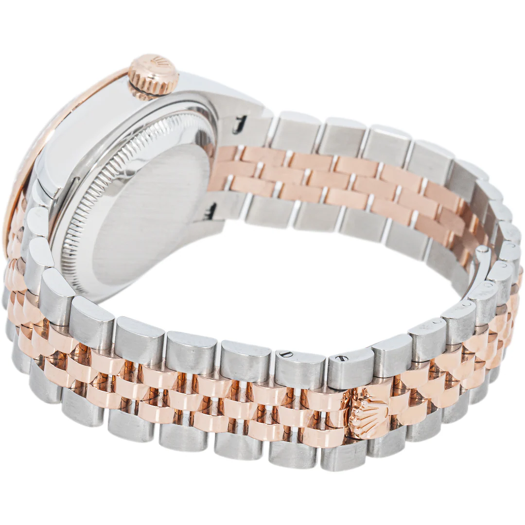 Rolex 279171 Lady-Datejust 28 mm Sundust Roman Dial Jubilee Bracelet Box and Papers 2020 - Image 7