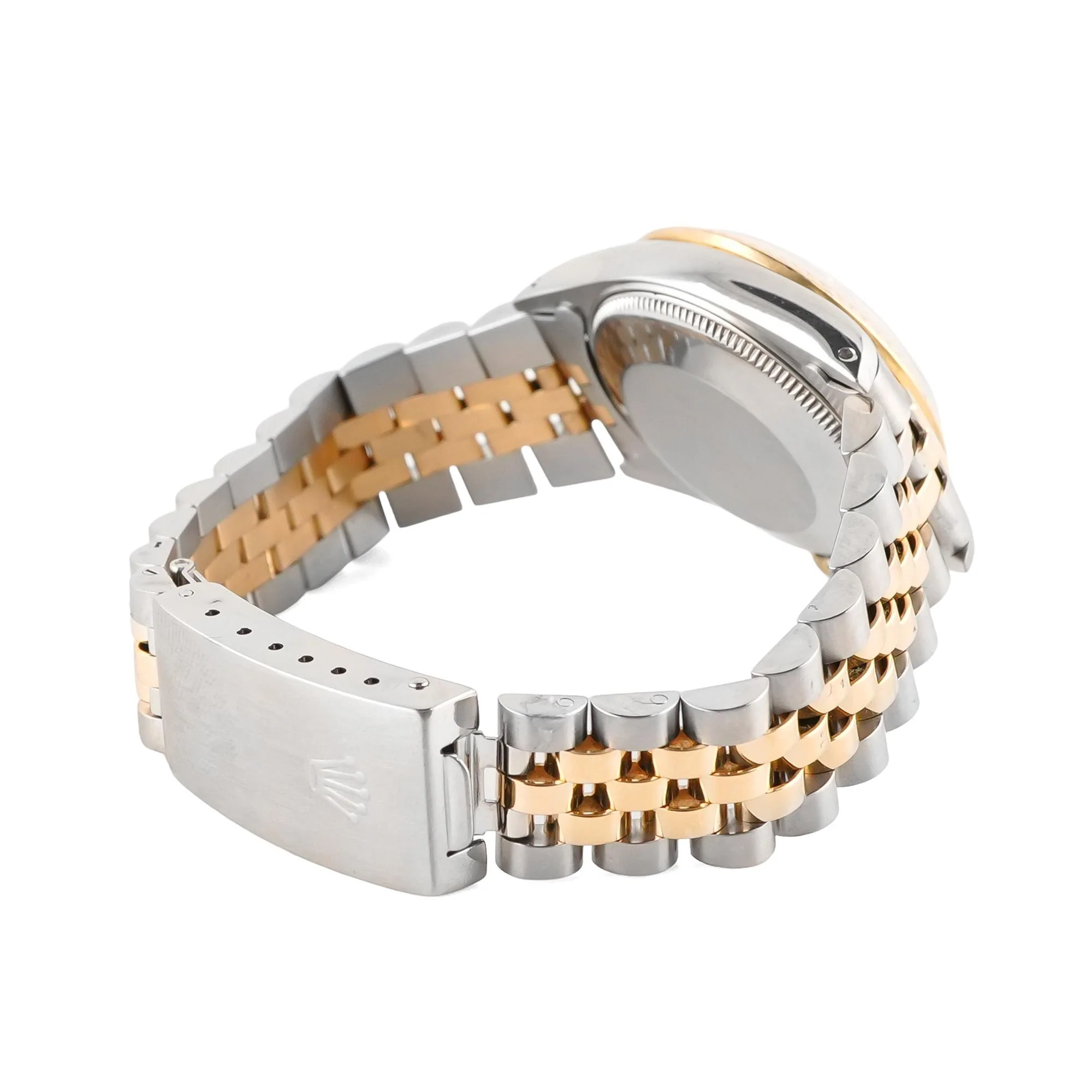 Rolex 68273 Datejust 31 mm Fluted Bezel White Roman Dial Jubilee Bracelet Box 1991 - Image 6