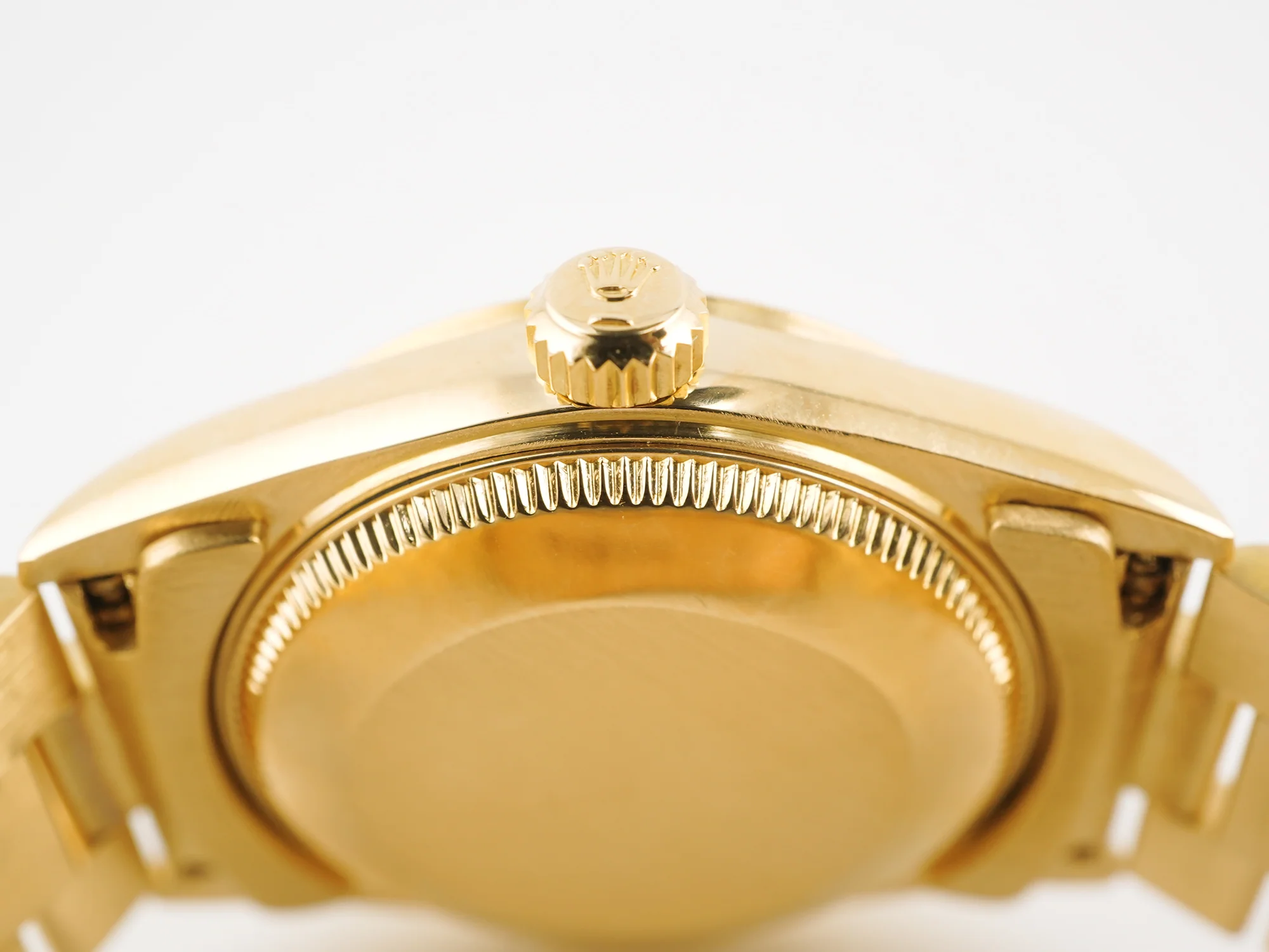 Rolex 68278 Datejust 31 mm Fluted Bezel Champagne Diamond Dial President Bracelet Box 1991 - Image 8