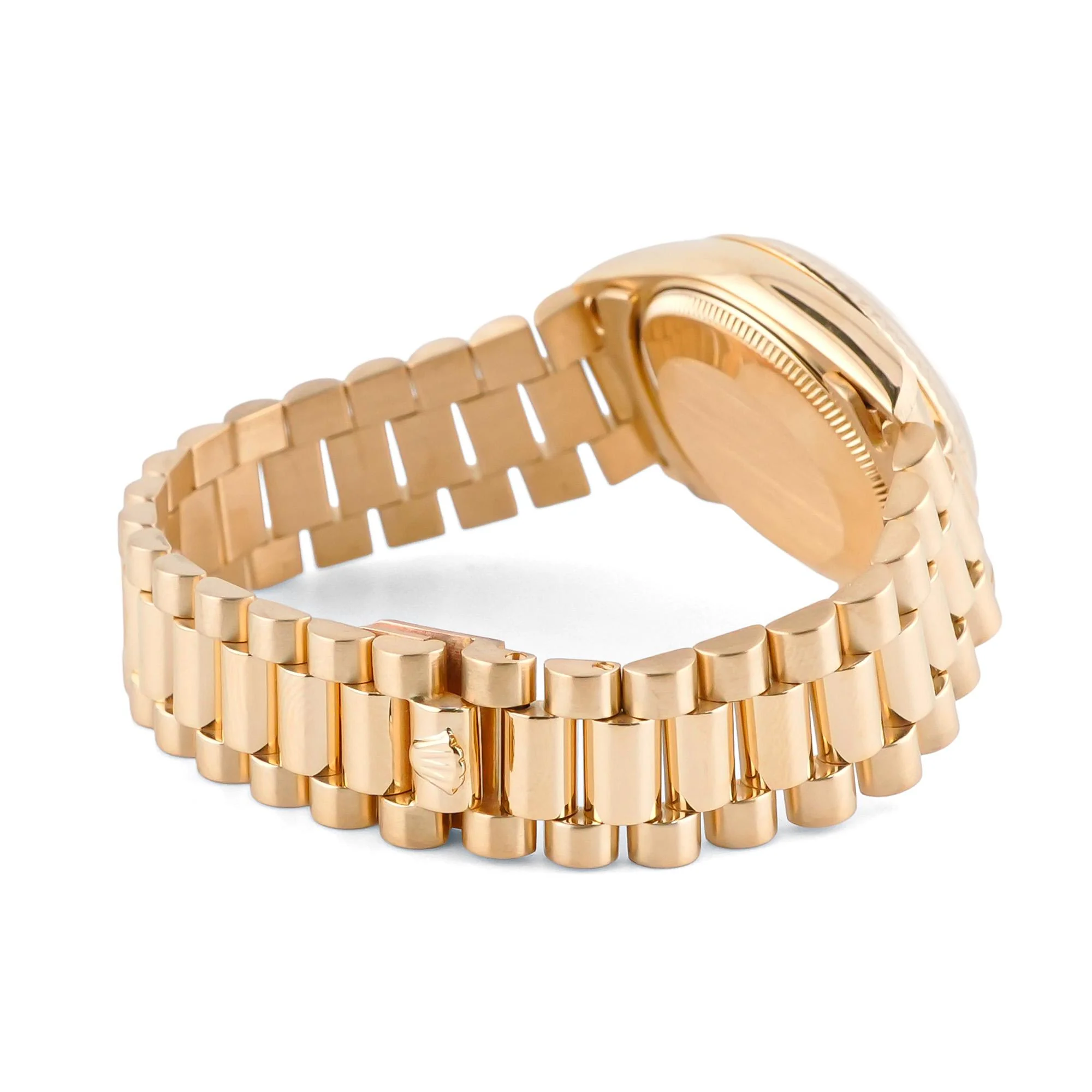 Rolex 68278 Datejust 31 mm Fluted Bezel Champagne Roman Diamond Dial President Bracelet Box 1990 - Image 6