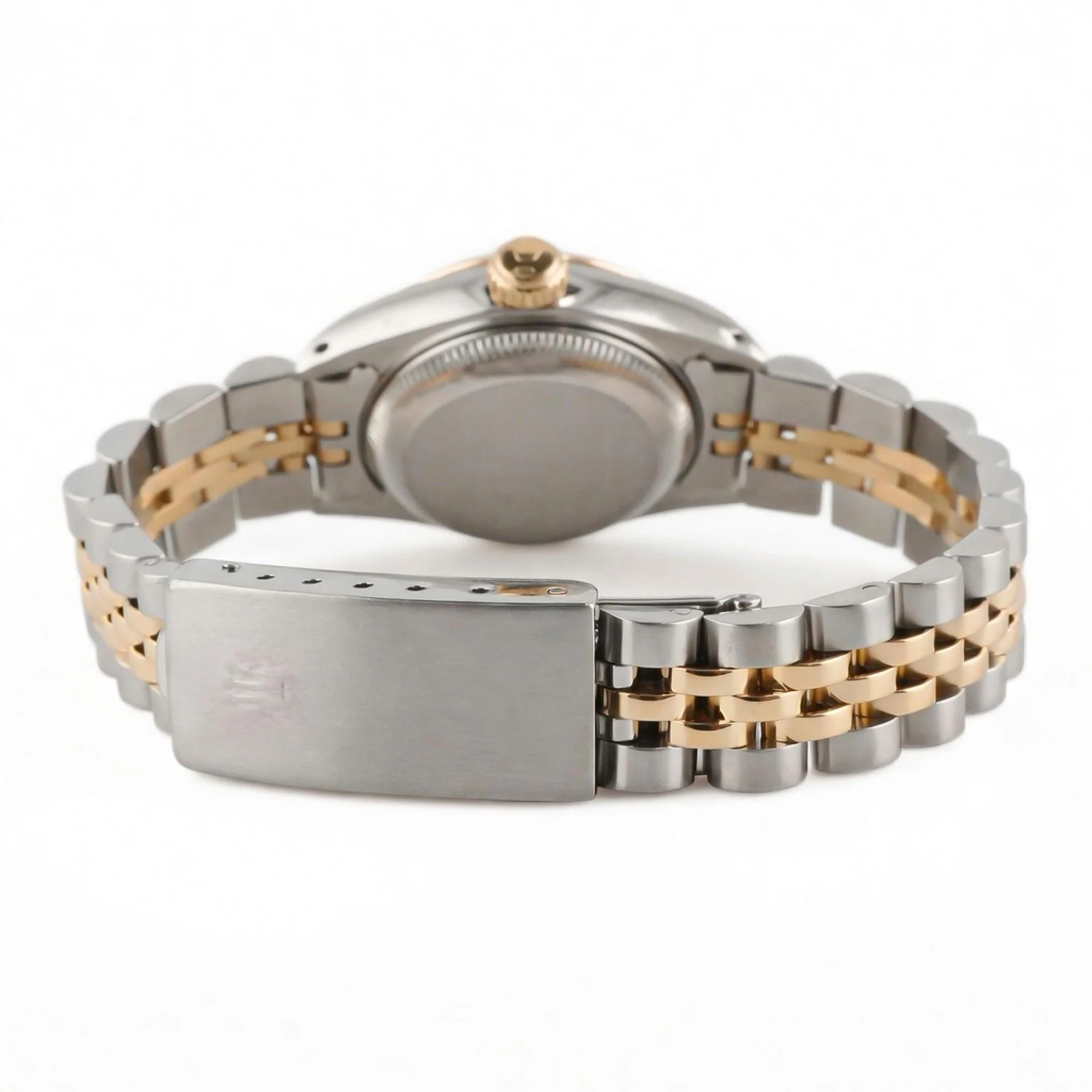 Rolex 69173 Lady-Datejust 26 mm Champagne Diamond Dial Jubilee Bracelet Box 1988 - Image 3