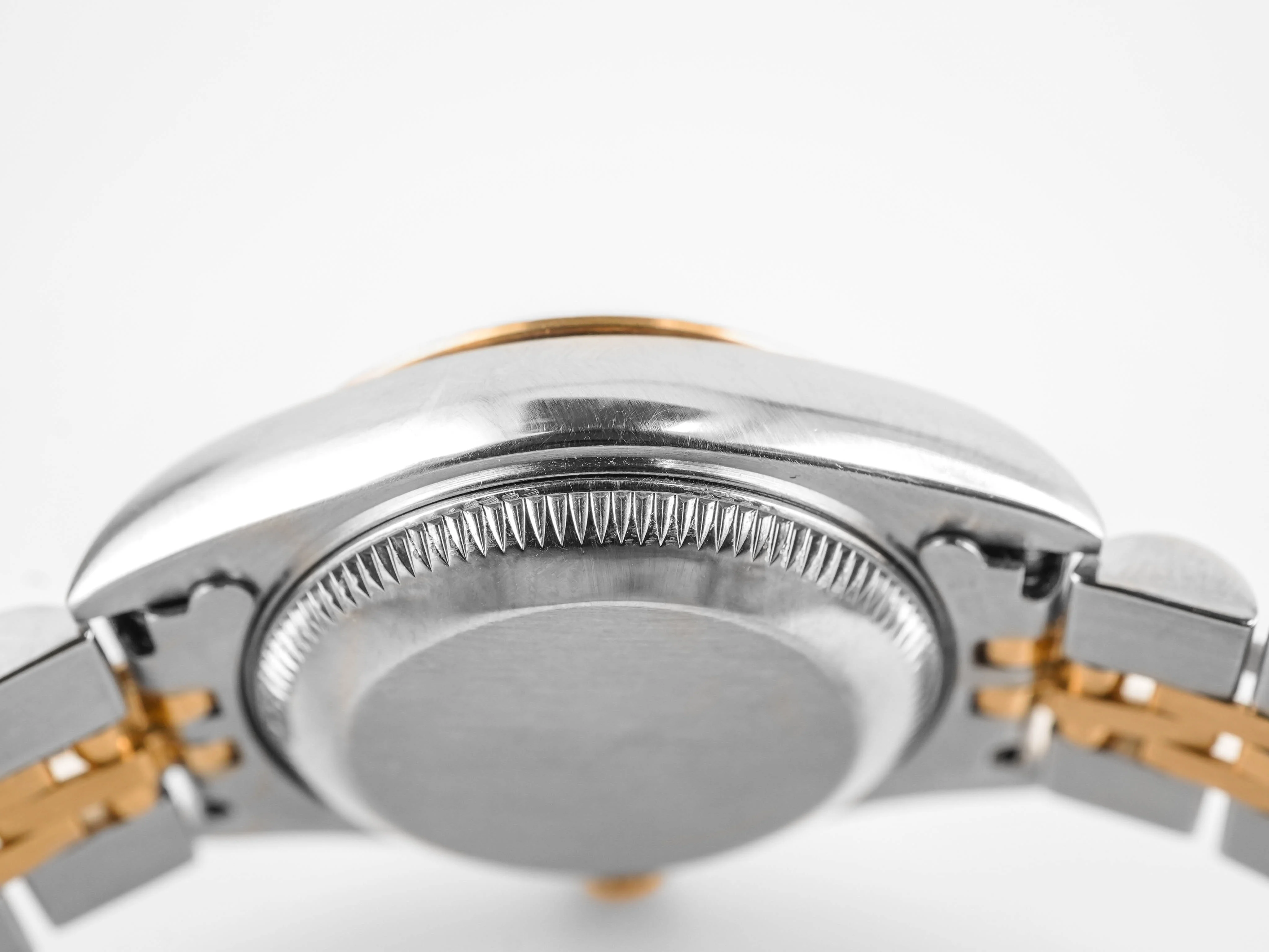 Rolex 69173 Lady-Datejust 26 mm Linen Jubilee Index Dial Jubilee Bracelet Box and Papers 1995 - Image 9