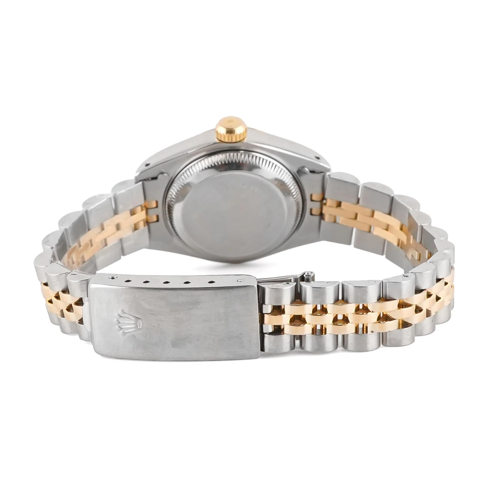 Rolex 69173 Lady-Datejust 26 mm Champagne Diamond Dial Jubilee Bracelet Box and Papers 1990 - Image 3