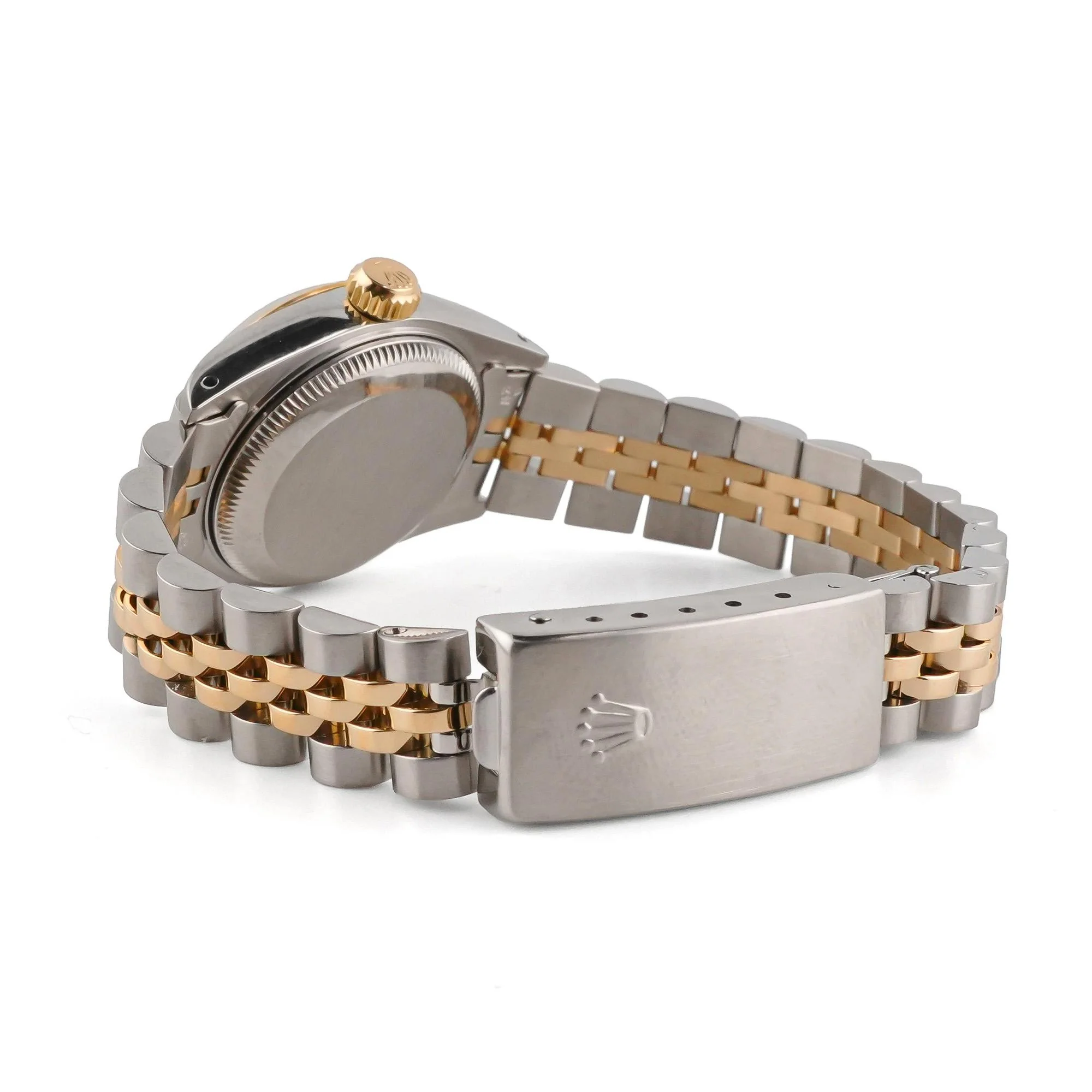 Rolex 69173 Lady-Datejust 26 mm Champagne Index Dial Jubilee Bracelet Box and Papers 1997 - Image 4