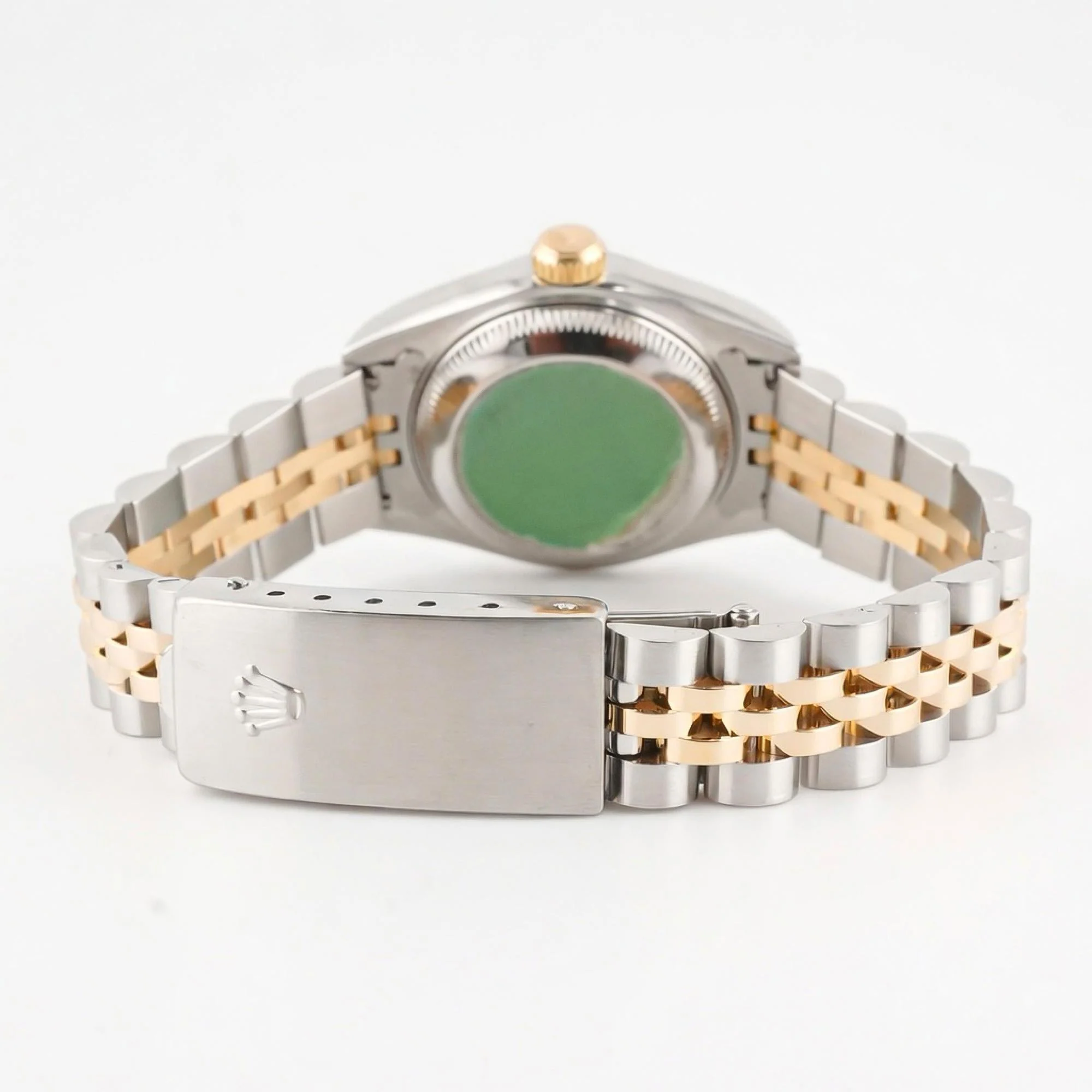 Rolex 69173 Lady-Datejust 26 mm Fluted Bezel Champagne Index Dial Jubilee Bracelet Box 1994 - Image 3