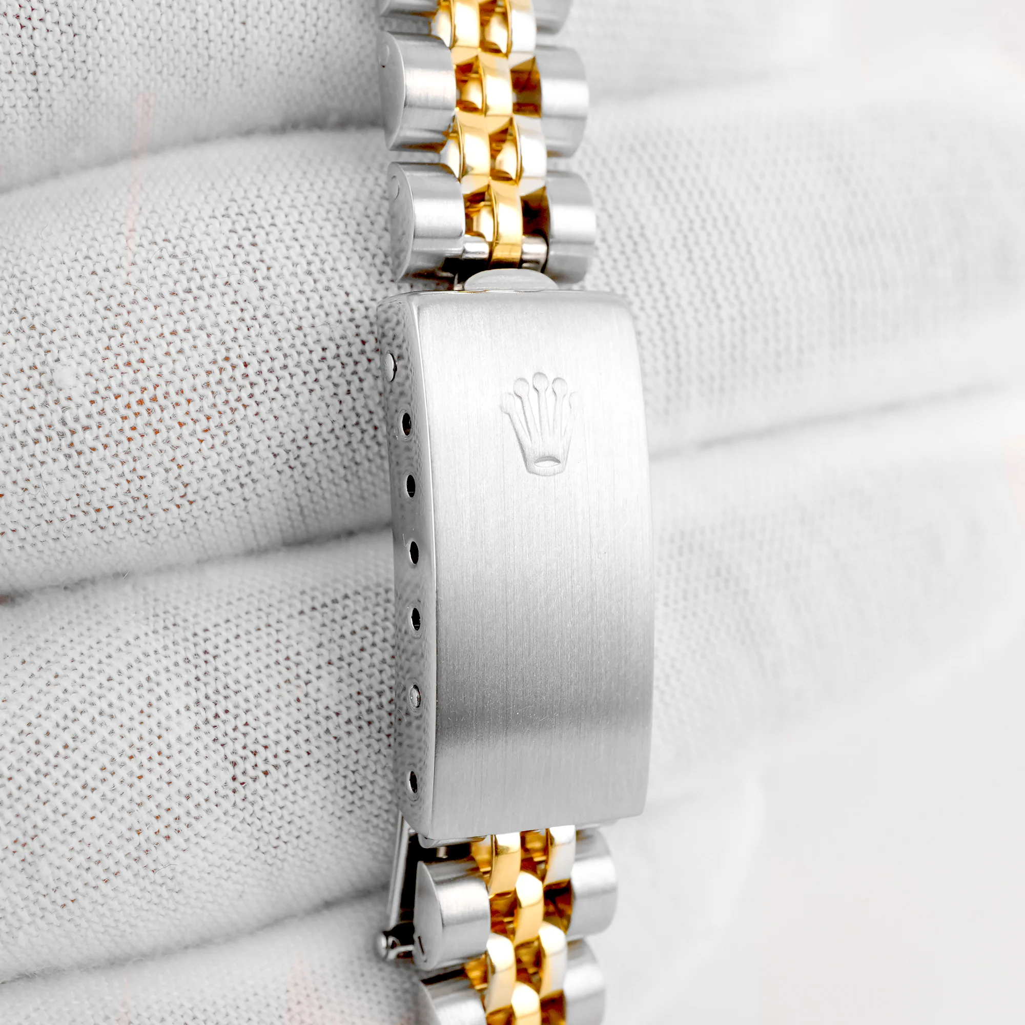 Rolex 69173 Lady-Datejust 26 mm Blue Vingrette Diamond Dial Jubilee Bracelet Box and Papers 1998 - Image 4