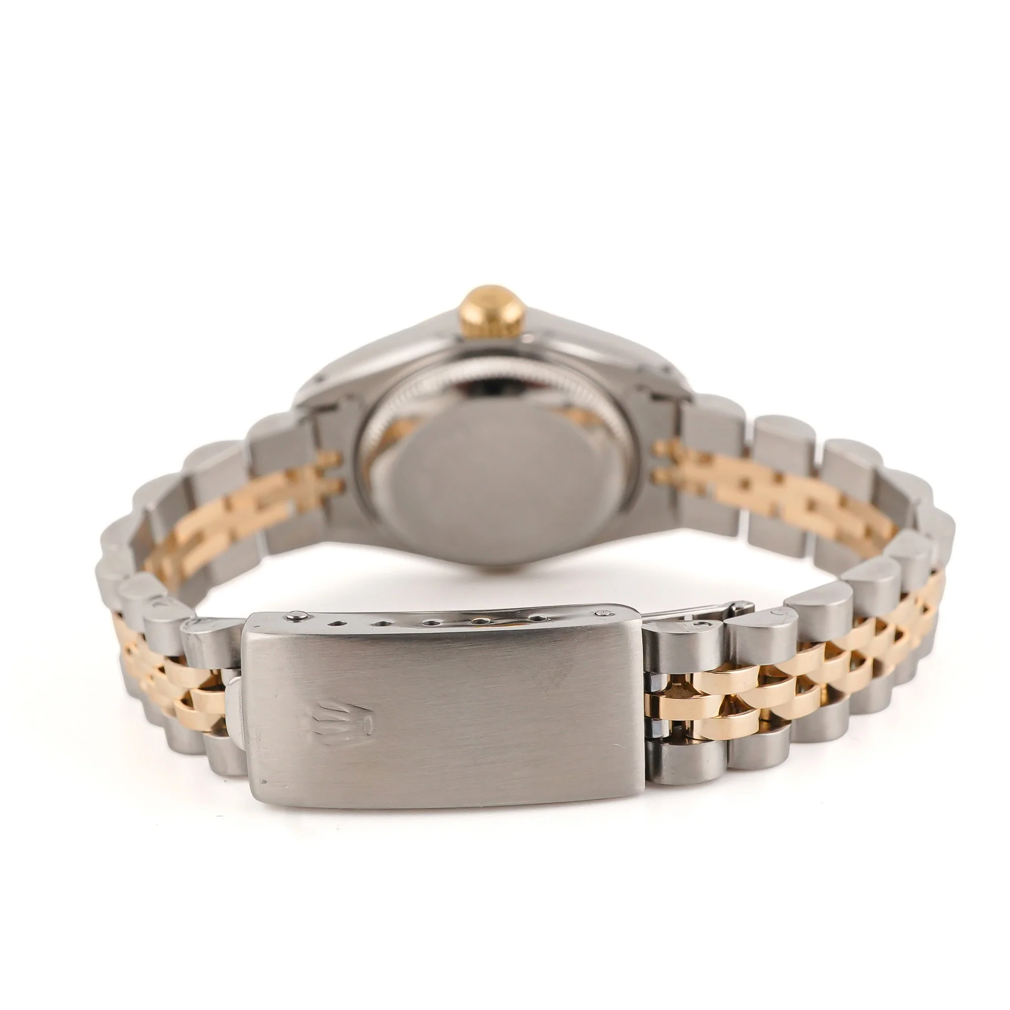 Rolex 69173 Lady-Datejust 26 mm Silver Diamond Dial Jubilee Bracelet Box and Papers 1992 - Image 3