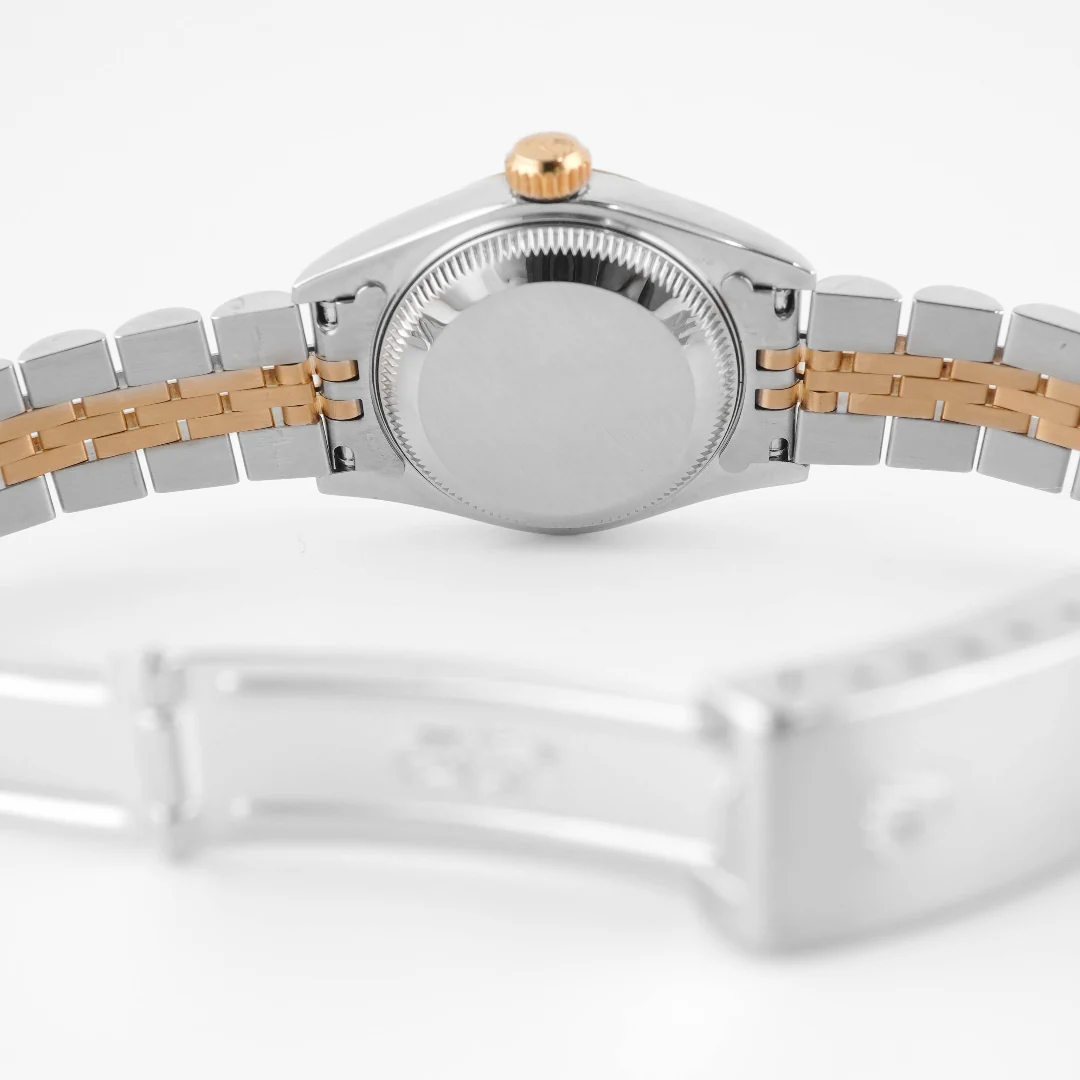Rolex 69173 Lady-Datejust 26 mm Silver Jubilee Diamond Dial Jubilee Bracelet Box and Papers 1998 - Image 10