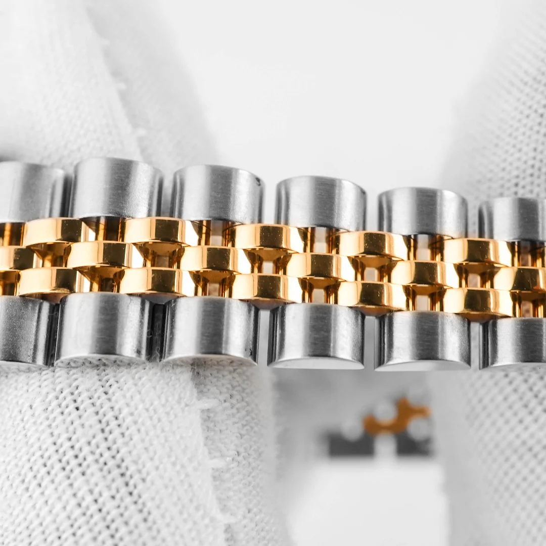 Rolex 69173 Lady-Datejust 26 mm Silver Jubilee Diamond Dial Jubilee Bracelet Box and Papers 1998 - Image 6