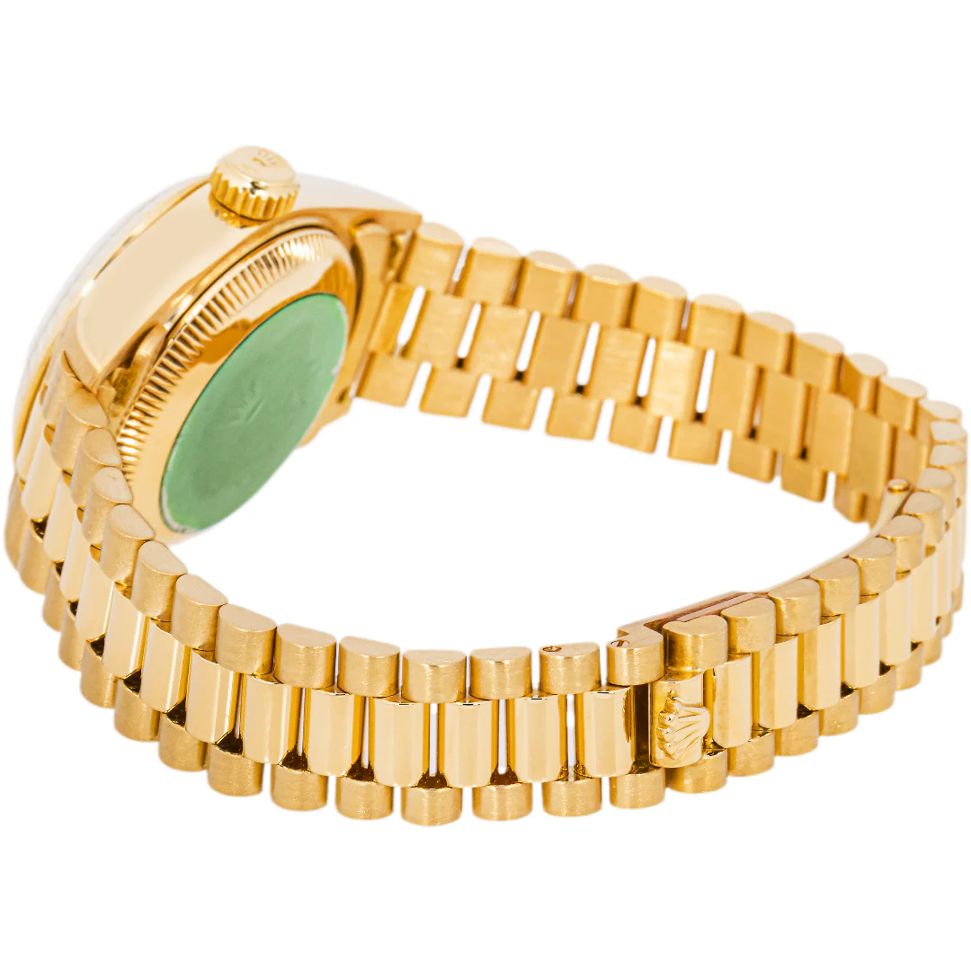 Rolex 69178 Lady-Datejust 26 mm Champagne Stick Dial President Bracelet with Box 1989 - Image 7