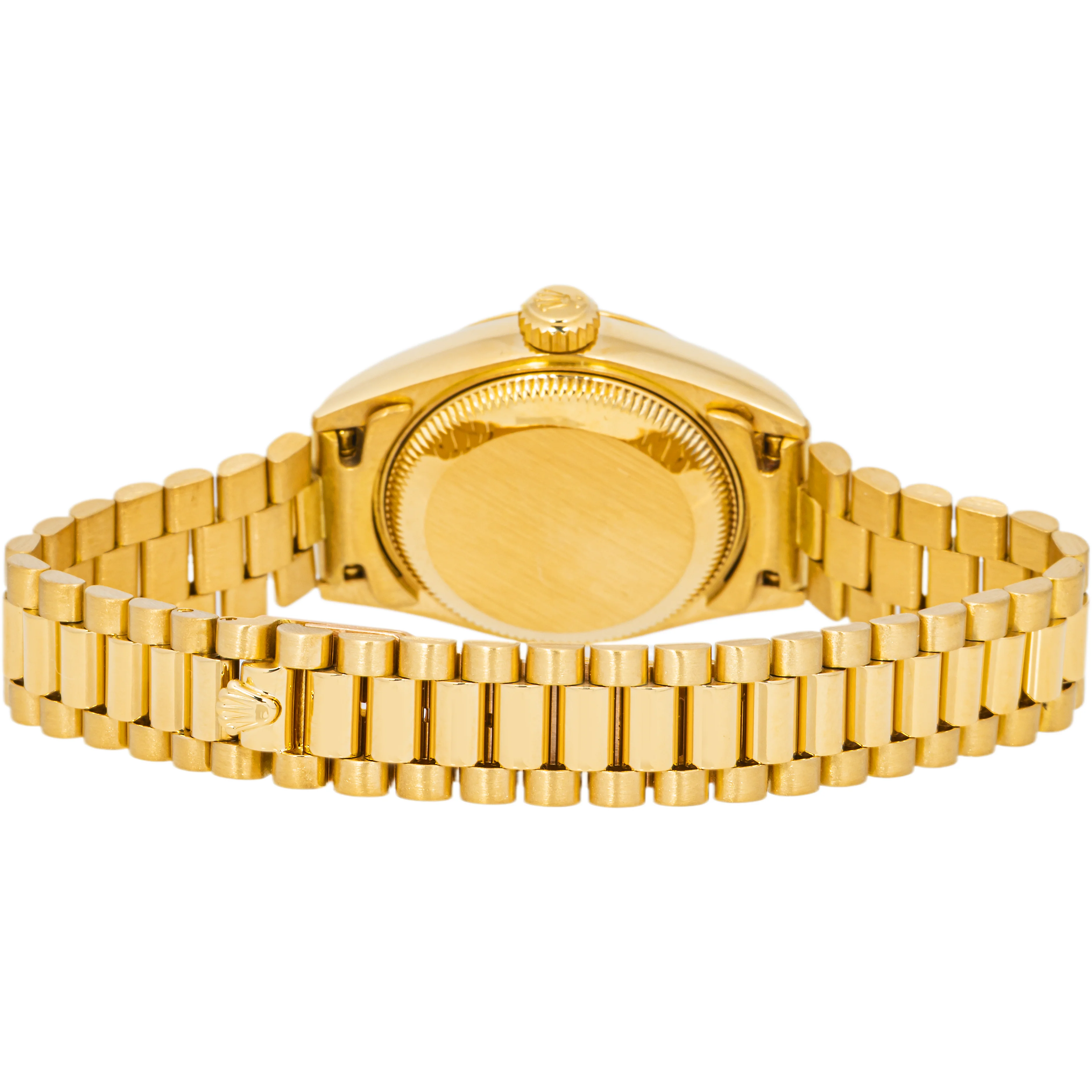 Rolex 69178 Lady-Datejust 26 mm Champagne Diamond Dial President Bracelet Box 1988 - Image 4