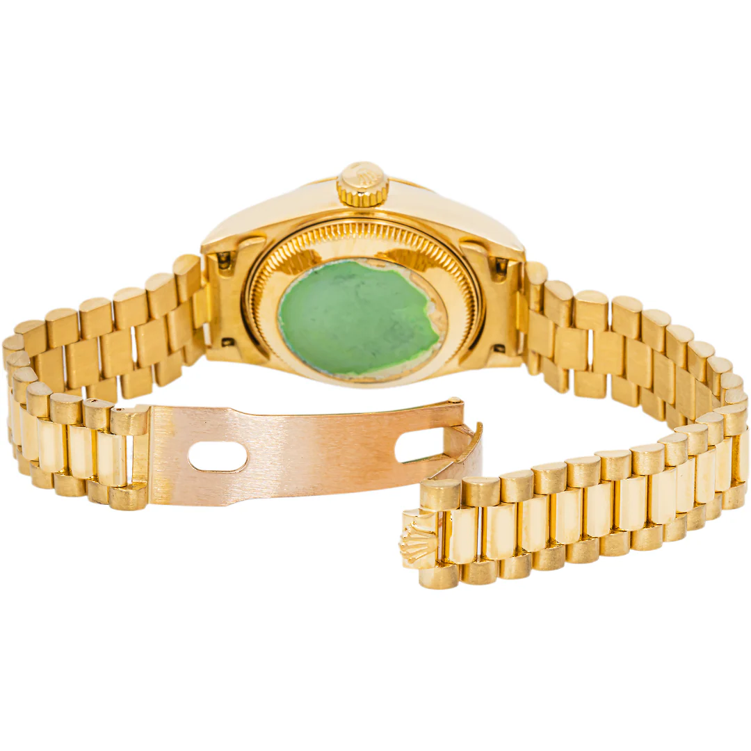 Rolex 69178 Lady-Datejust 26 mm Champagne Diamond Dial President Bracelet 1994 - Image 3
