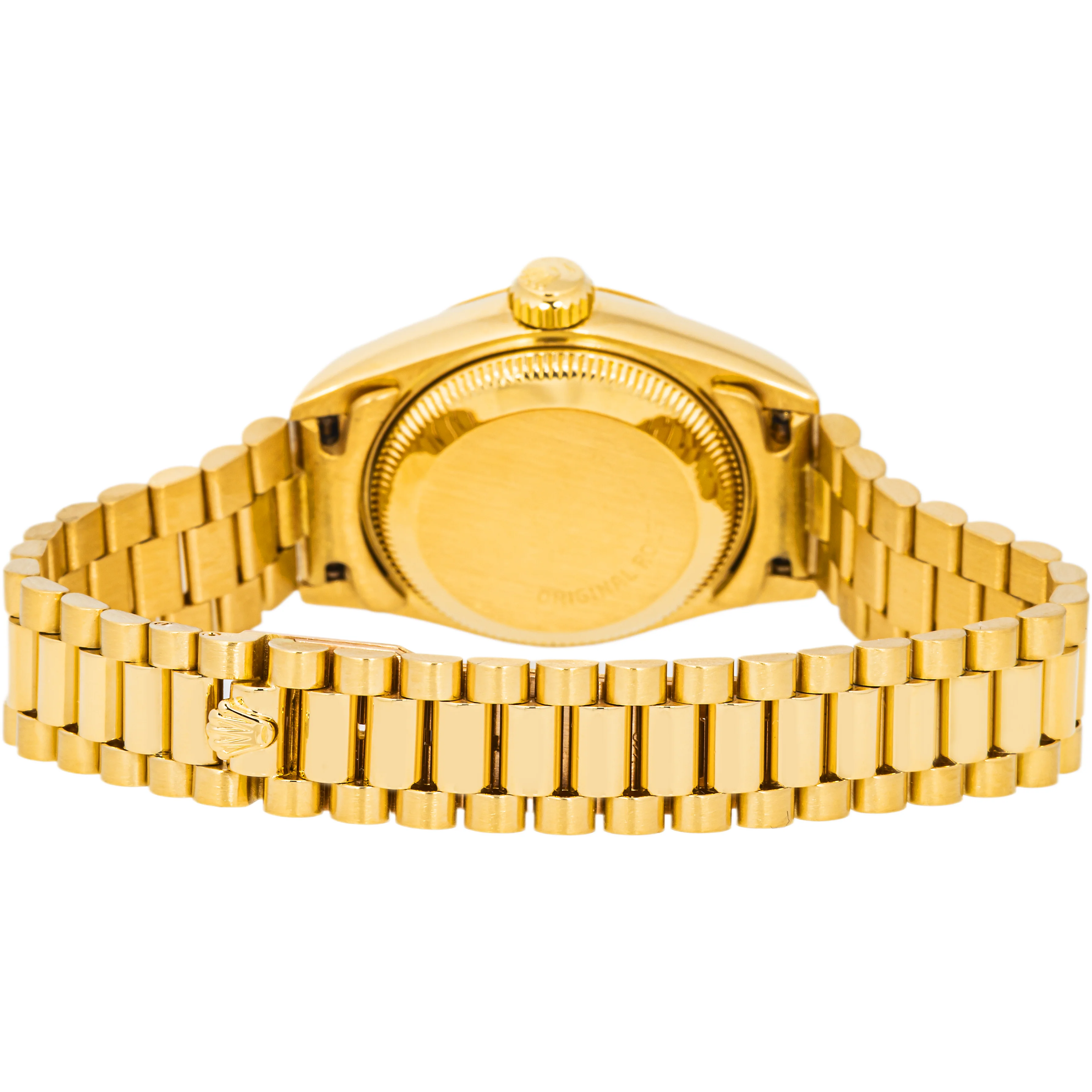 Rolex 69178 Lady-Datejust 26 mm Champagne Index Dial President Bracelet with Box 1986 - Image 6