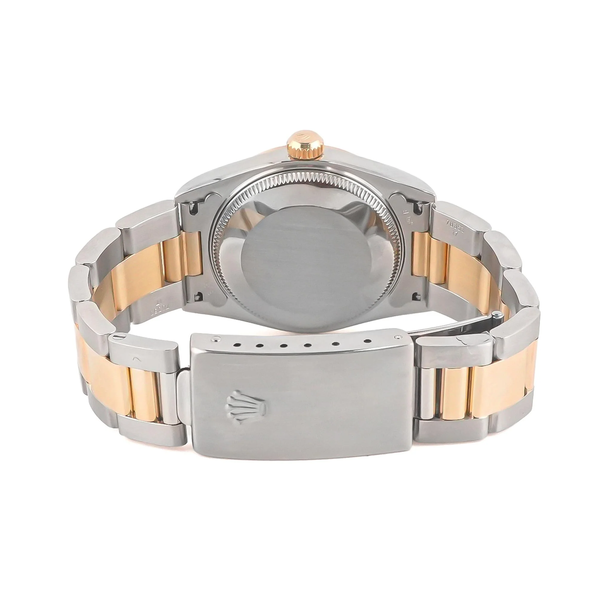 Rolex 77513 Datejust 31 mm Fluted Bezel Blue Index Dial Oyster Bracelet Box and Papers 2008 - Image 3