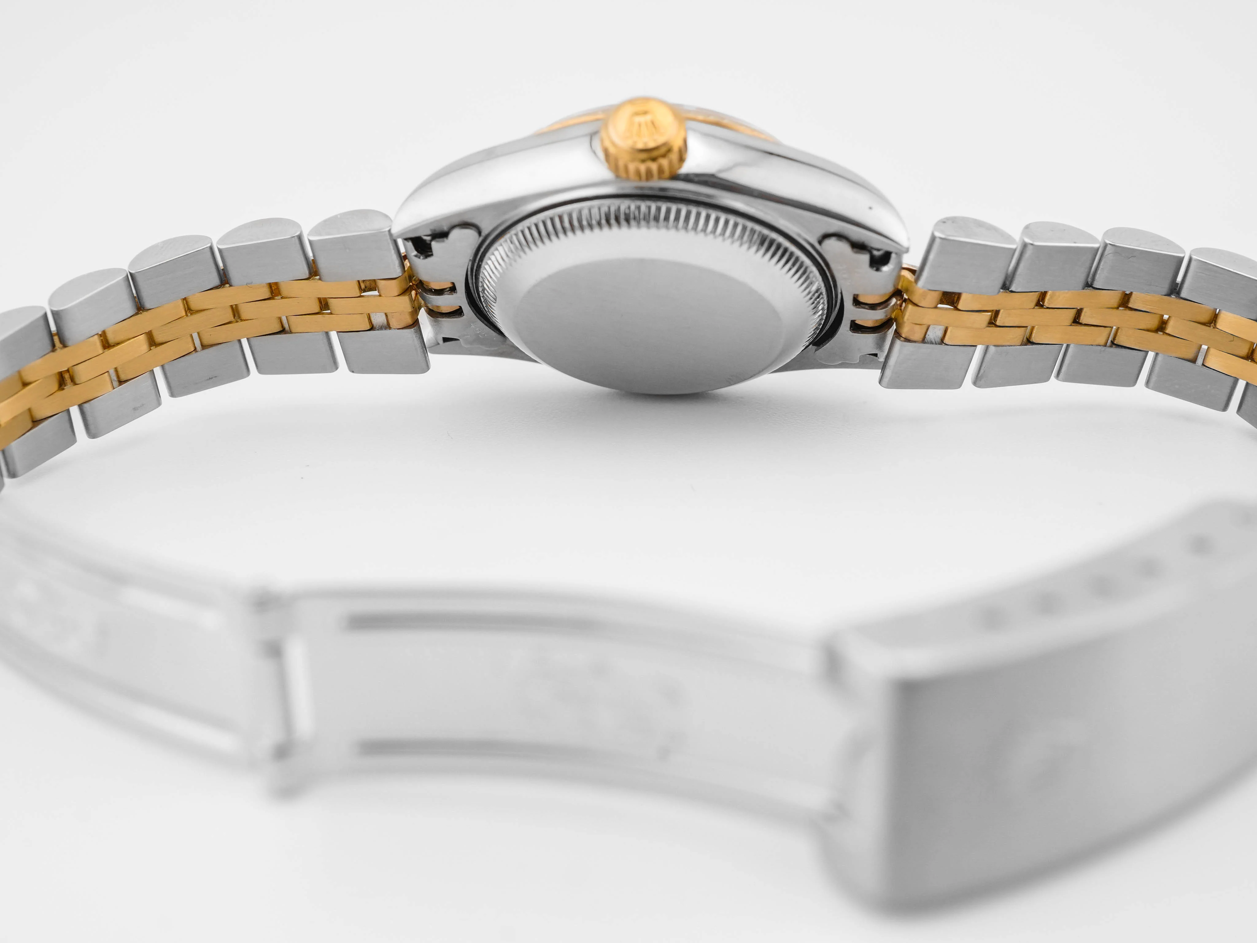 Rolex 79173 Lady-Datejust 26 mm Champagne Diamond Dial Jubilee Bracelet Box and Papers 1999 - Image 10