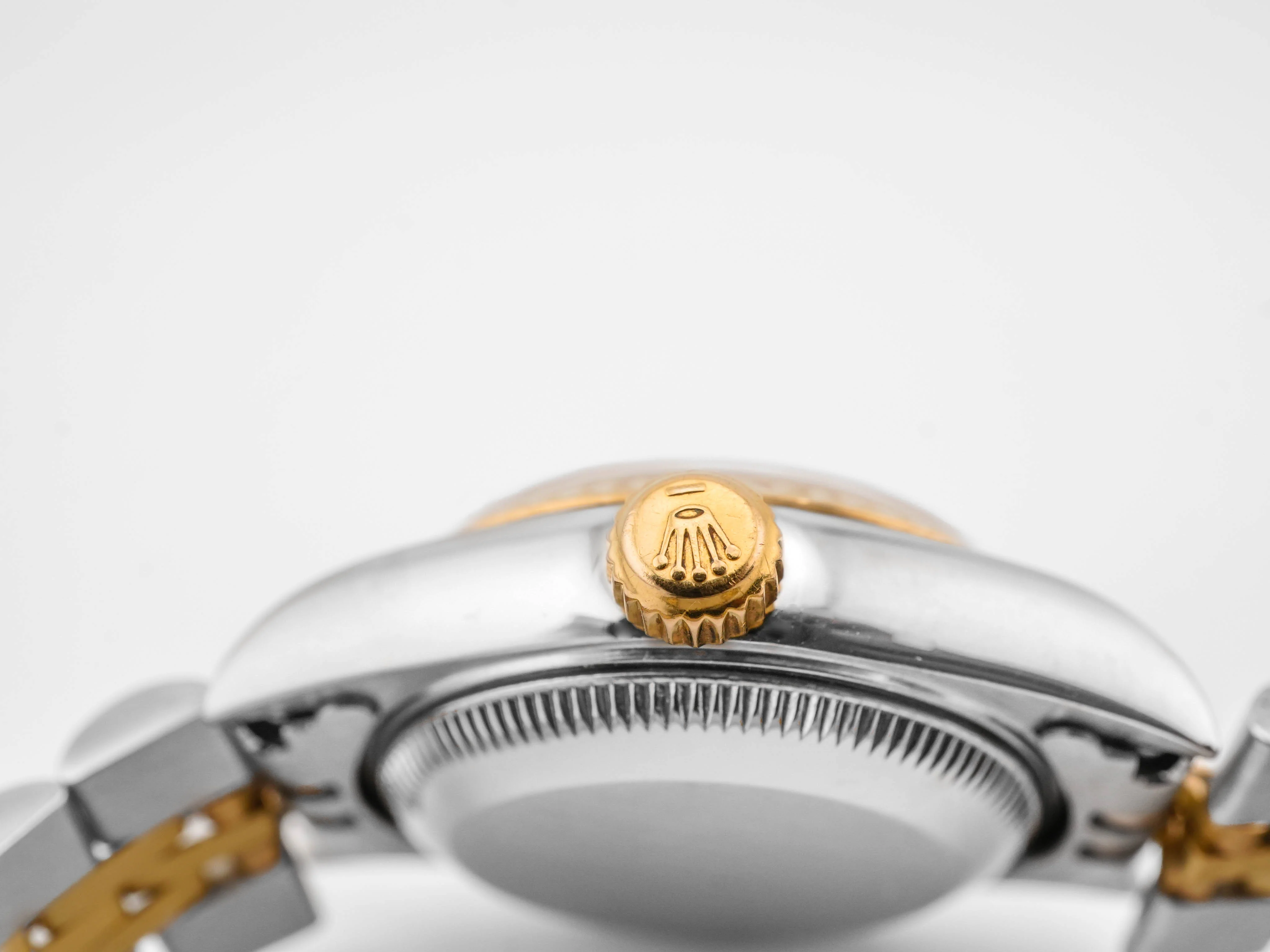 Rolex 79173 Lady-Datejust 26 mm Champagne Diamond Dial Jubilee Bracelet Box and Papers 1999 - Image 8