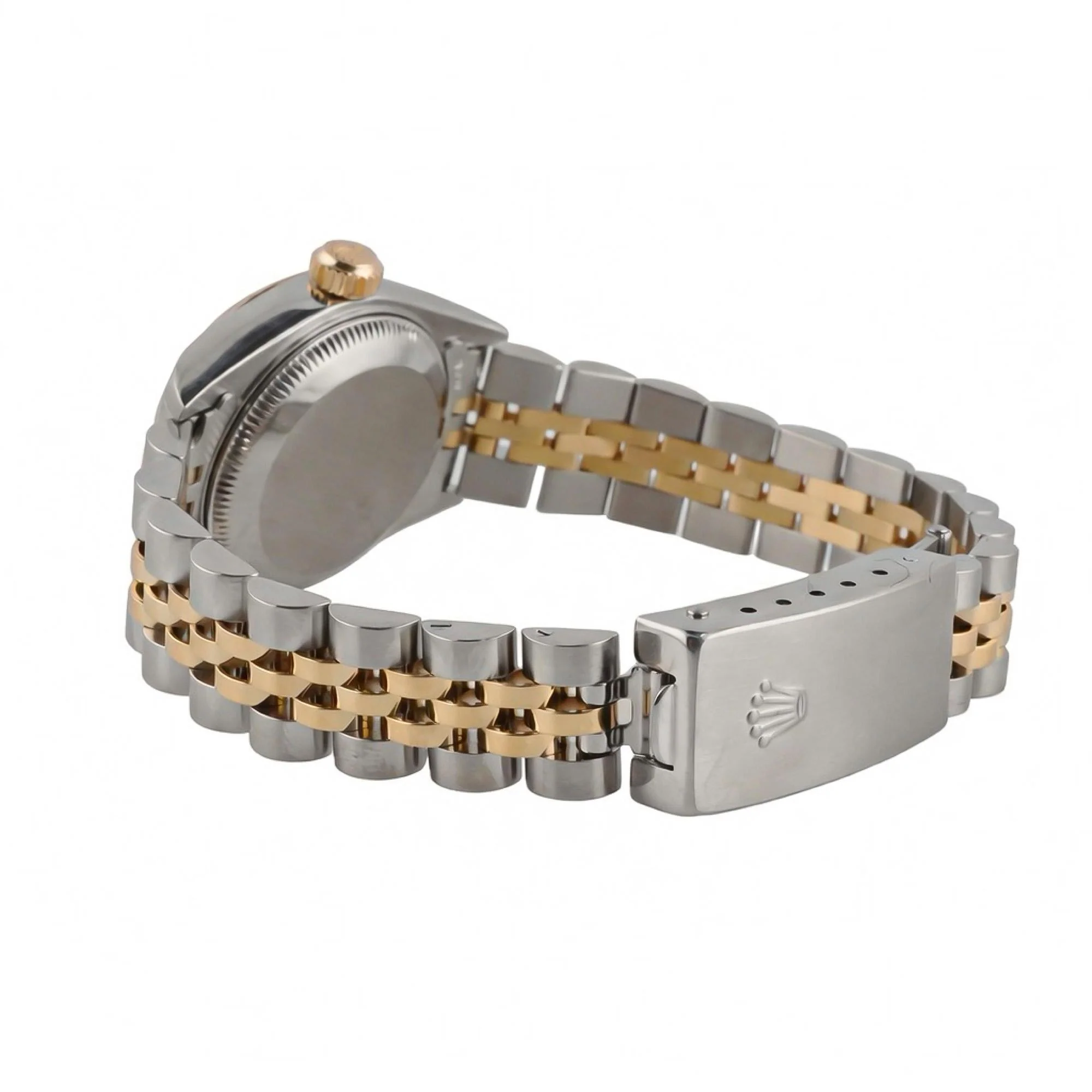 Rolex 79173 Lady-Datejust 26 mm Fluted Bezel Champagne Index Dial Jubilee Bracelet Box 2000 - Image 5