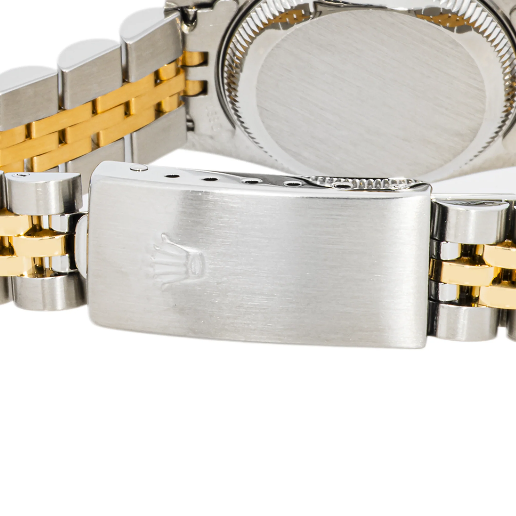 Rolex 79173 Lady-Datejust 26 mm Jubilee Ivory Arabic Dial Jubilee Bracelet Box 2002 - Image 5