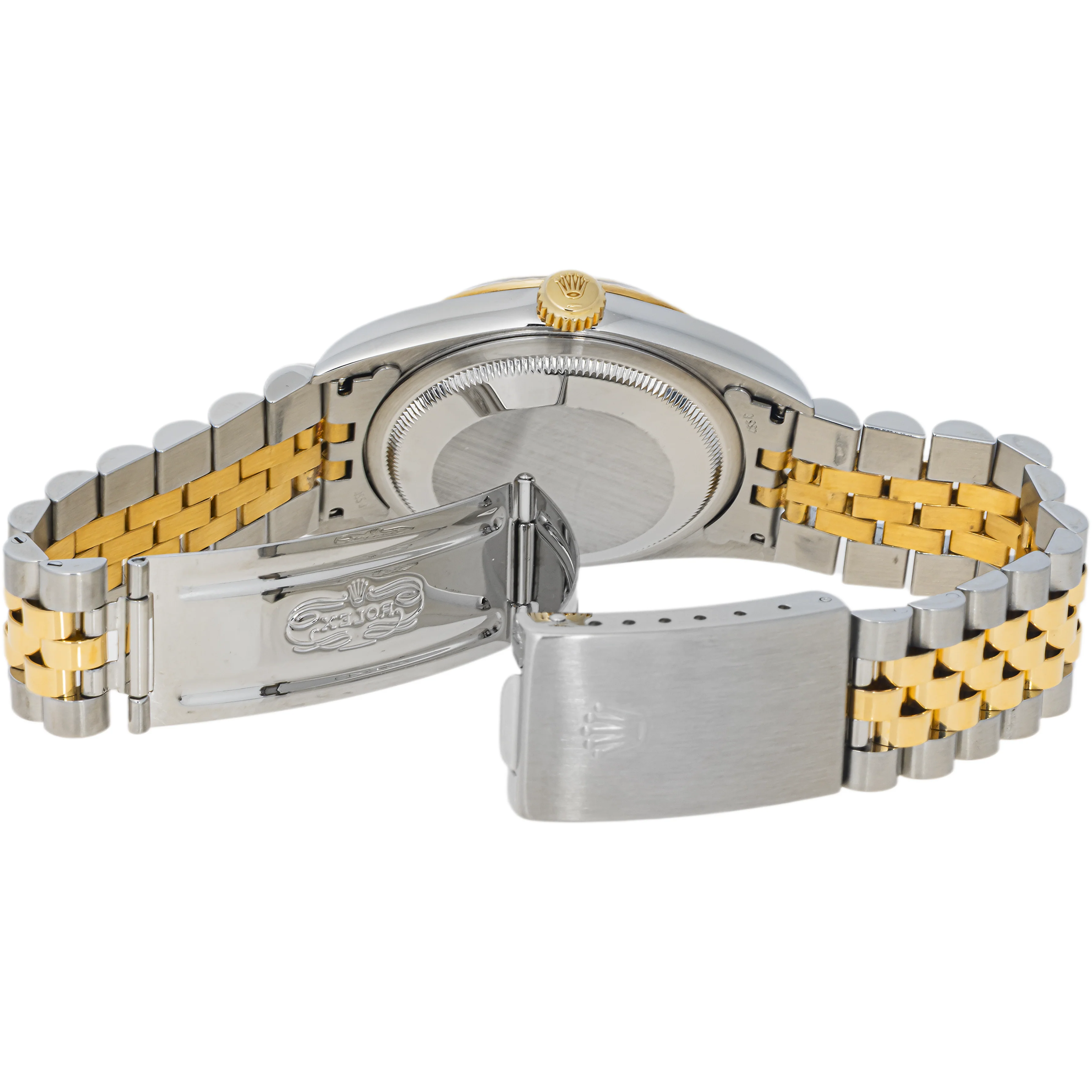 Rolex Datejust 36mm 16233 Fluted Bezel Champagne Dial Jubilee Bracelet Box & Papers 2000 - Image 8