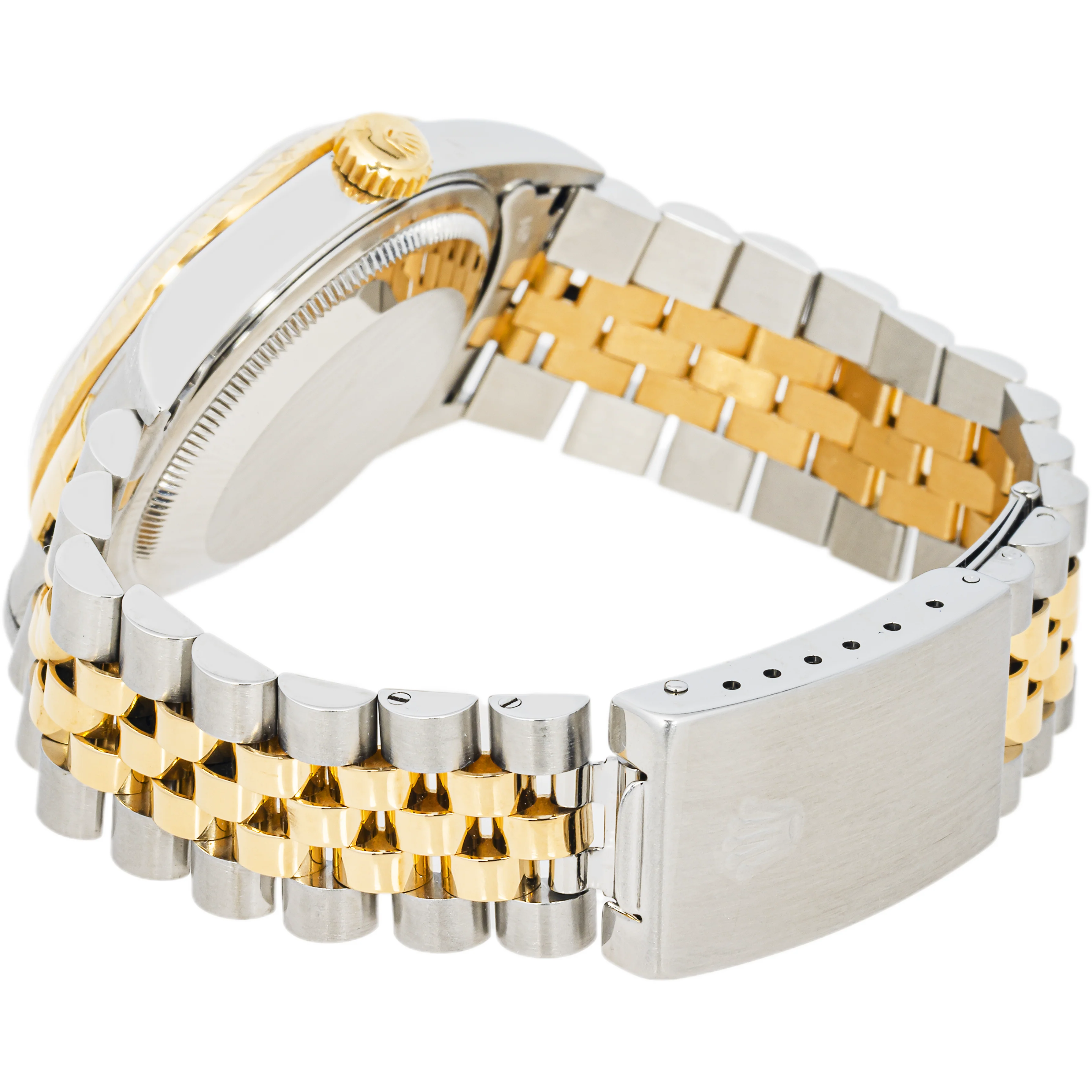Rolex Datejust 36mm 16233 Fluted Bezel Champagne Roman Jubilee Bracelet Box & Papers 2002 - Image 7